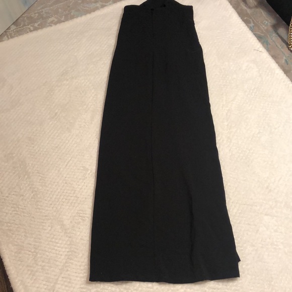 Lulus Conversation Slit Cutout Black Maxi Dress NWTs Large - Picture 6 of 13